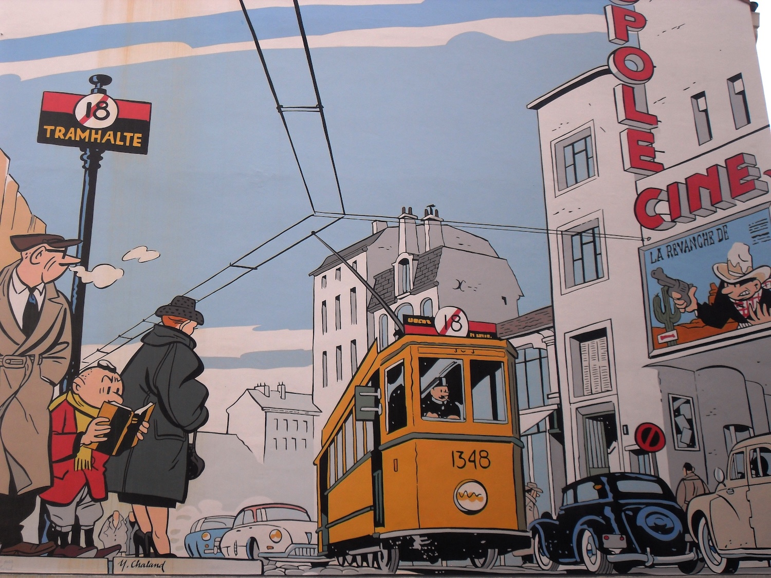 "Le Jeune Albert" (Yves Chaland mural)