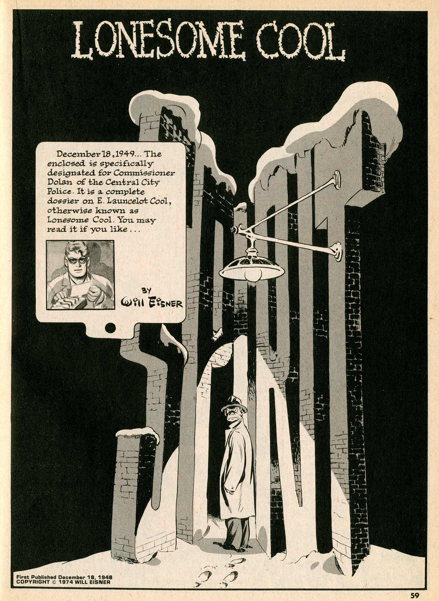 "The Spirit, Lonesome Cool" (Will Eisner, 1949)