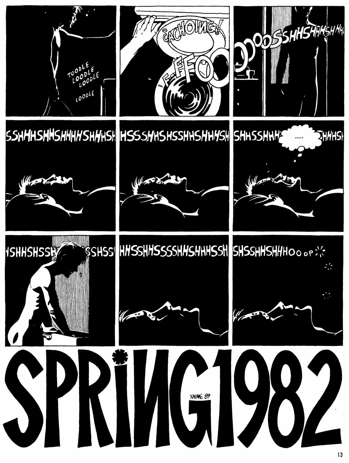 "Spring 1982" (Fantagraphics Books, 1989)