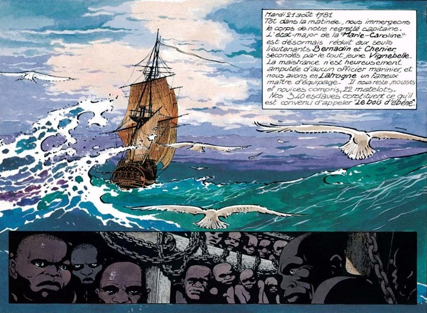 "Le Bois d'ébène" (Les Passagers du vent, Tome 5, Glénat, 1984)